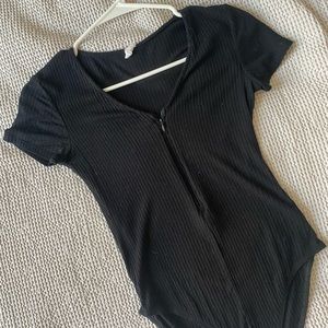 Urban Outfitters zip up body suit
